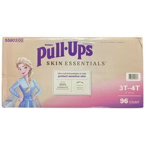Huggies Pull-Ups Skin Essentials Training Pants, Size 3T-4T (32-40lbs), 96ct